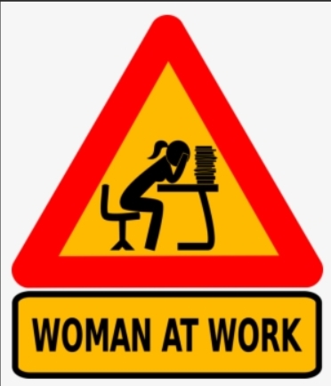 Crossdresser at work