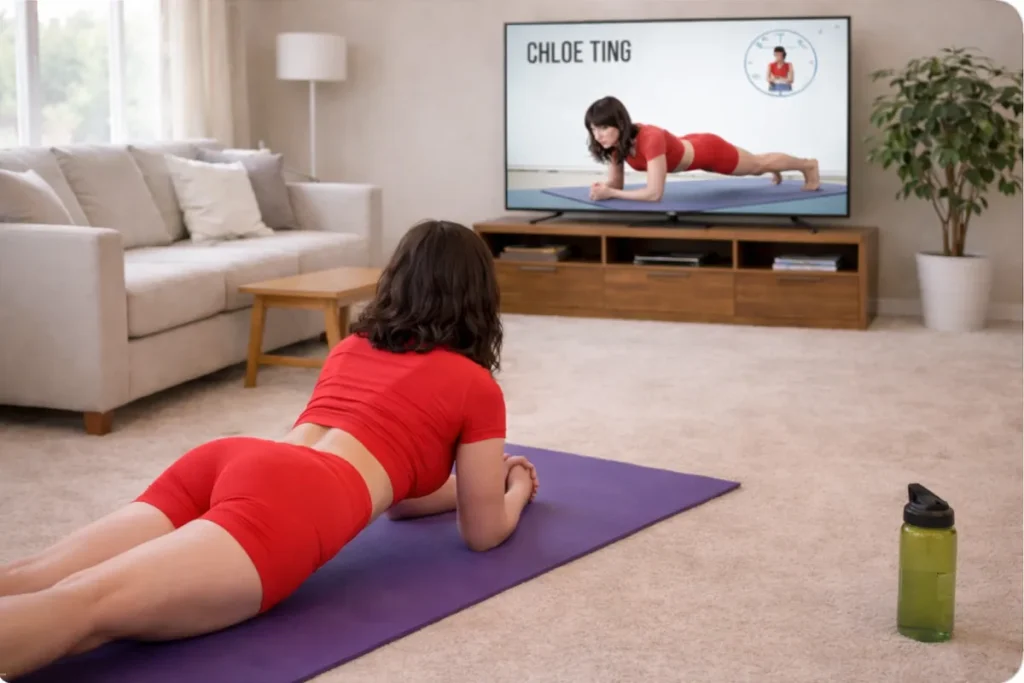 home workout with chloe ting