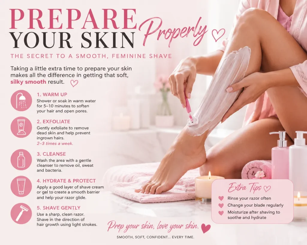a crosdresser shaves her legs in a beautiful bathroom